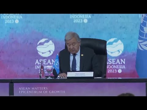 UN Secretary General Guterres speaks on sidelines of ASEAN summit in Jakarta