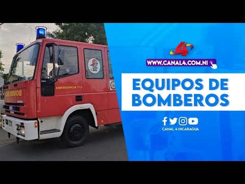 Envían equipos de bomberos para la nueva estación en La Concordia, Jinotega