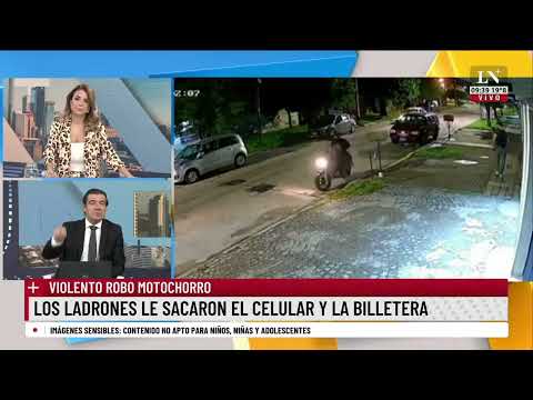 Violento robo motochorro a un joven; inseguridad en la provincia de Buenos Aires