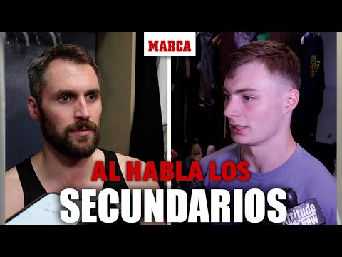 Al habla los secundarios: Kevin Love y Christian Braun atienden a MARCA I MARCA