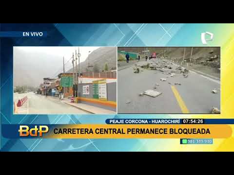 Peaje de Corcona: Carretera Central aún permanece bloqueada (3/3)