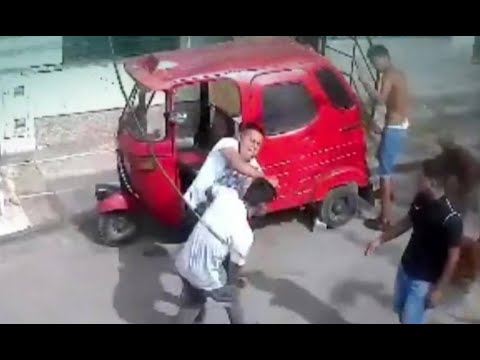 Extorsionadores van a cobrar cupos a mototaxistas y terminan siendo golpeados