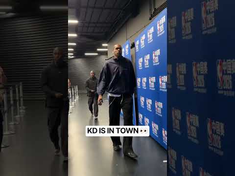 케빈 듀란트, NBA 중국 1차전 출전