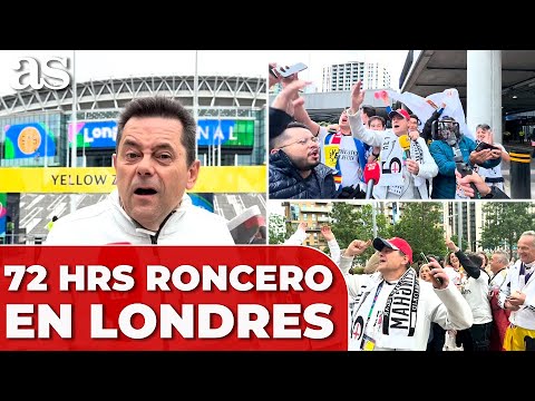 Las 72 HORAS de RONCERO en LONDRES: NERVIOS, LOCURA de la AFICIÓN, MOMENTAZO con ANCELOTTI...