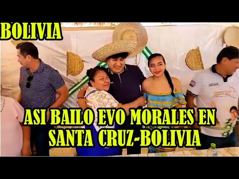 BOLIVIA ASI RECIBIERON LOS GREMIALISTAS EVO MORALES EN SANTA CRUZ..