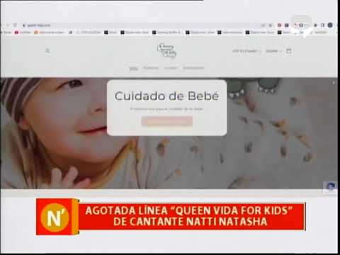 Agotada línea Queen vida for kids de cantante Natti Natasha