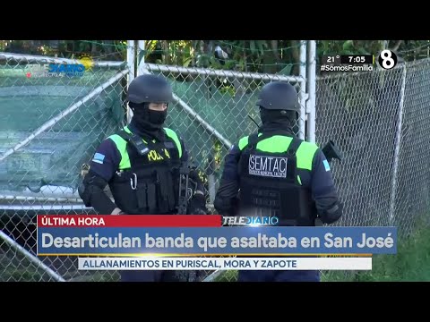 Banda de asaltantes desarticulada en San José