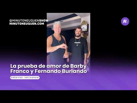 Barby Franco y Fernando Burlando se tatuaron - Minuto Neuquén Show