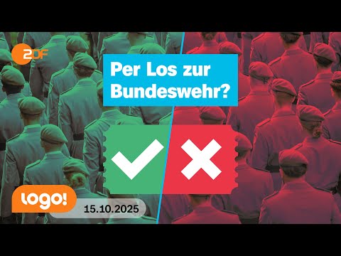 Bundesregierung streitet über eine Wehrpflicht | logo!-Nachrichten vom 15.10.25