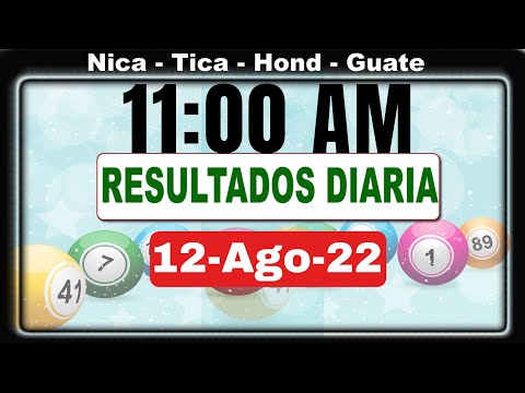 11 AM Sorteo Loto Diaria Nicaragua ? 12 de Agosto de 2022