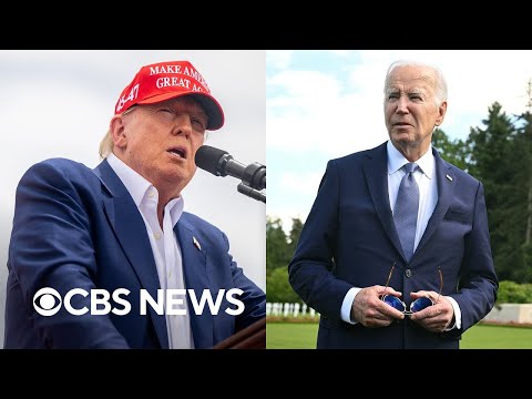 New CBS News poll shows Biden, Trump virtually tied