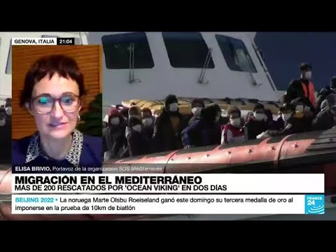 Elisa Brivio: El 'Ocean Viking' ha rescatado a 228 náufragos en cuatro operaciones diferentes