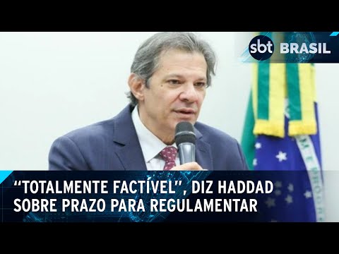 Prazo para regulamentação da reforma tributária é factível, diz Haddad | SBT Brasil (22/05/24)