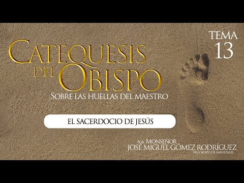 EL SACERDOCIO DE JESÚS. Tema 13 SOBRE LAS HUELLAS DEL MAESTRO, Catequesis del Obispo.