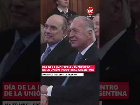 ARGENTINA: Javier Milei encabeza el encuentro por el Día de la Industria que organiza la UIA.