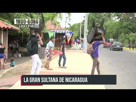 Familias nicaragüenses visitaron Granada este fin de semana