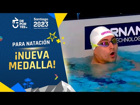 ¡NUEVO TRIUNFO! Patricio Larenas obtuvo el bronce en los 200m Libre Masculino en Santiago 2023