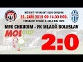 MFK Chrudim - FK Mladá Boleslav 2:0 (2:0) - 3. kolo MOL CUPU - 25.9.2018