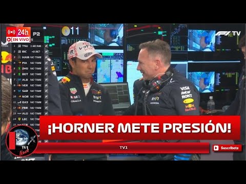 Horner furioso mete presión a Checo Pérez tras perder liderato del Campeonato de Constructores