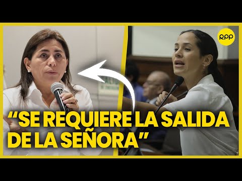 Piden priorizar moción de interpelación contra ministra de Salud Rosa Gutiérrez