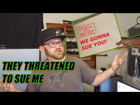 they threatened to sue me