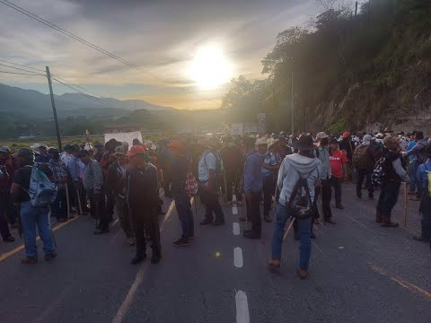 Manifestante bloquean varias rutas del país