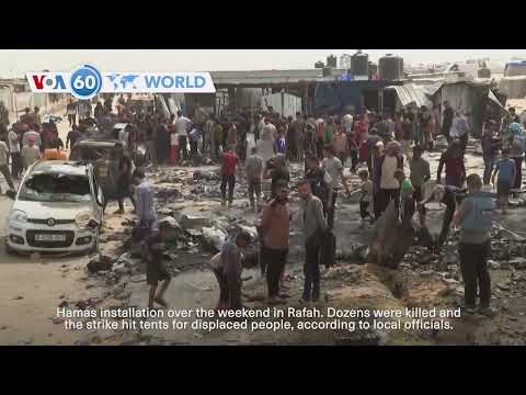 VOA60 World PM- Israeli government spokesman said “any loss of life, civilian life is grave”