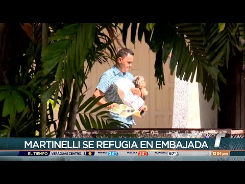 Ricardo Martinelli pasa su primera noche en Embajada de Nicaragua como asilado político
