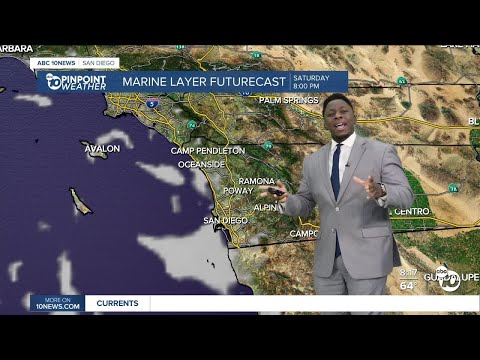 ABC 10News Pinpoint Weather with Moses Small: Another week of May gray