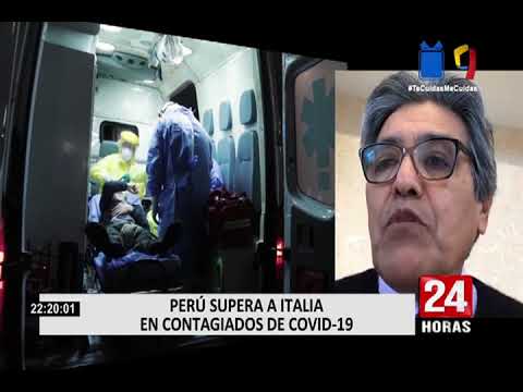 Perú supera a Italia en cifra de contagiados por covid-19