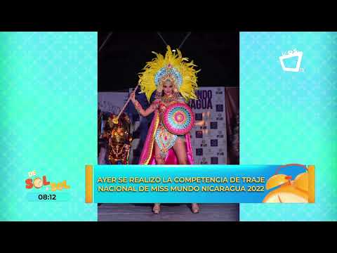 Competencia de traje nacional en Miss Mundo Nicaragua 2022