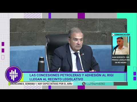 Río Negro: las concesiones petroleras y adhesión al RIGI llegan al recinto legislativo