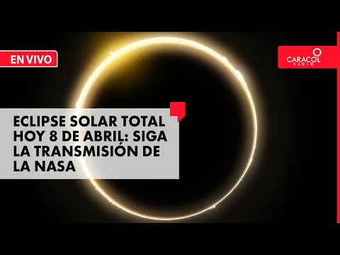 EN VIVO Eclipse solar total HOY 8 de abril: siga la transmisión de la NASA