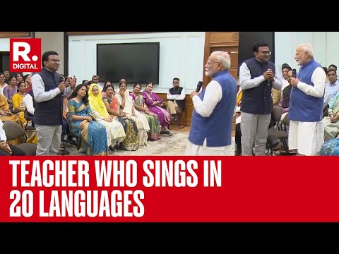 National Awardee Teachers PM Modi Left Stunned After Learning About Teacher’s Unique Talent