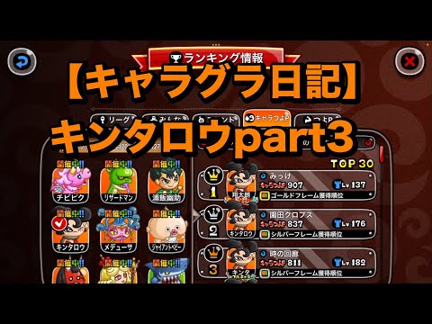 【城ドラ】キャラグラ日記キンタロウ編part3【あぱぁ。】