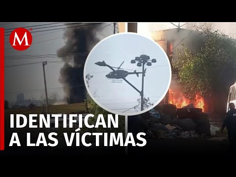 Nacionalidad y causa del incendio revelado en accidente de helicóptero en Coyoacán
