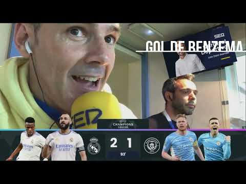 LA NARRACIÓN MÁS BRUTAL DEL REAL MADRID 3 - 1 MAN CITY | Antonio Romero:En el Bernabéu TOCA MAMAR
