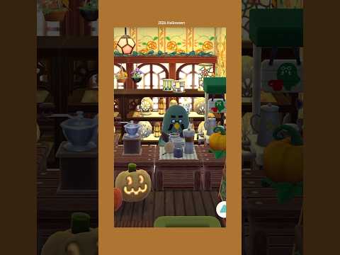 ポケ森┊︎マスターのハロウィンカフェ☕️
