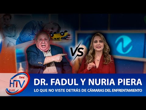 Lo que no viste detrás de cámaras del enfrentamiento entre  Dr. Fadul y Nuria Piera