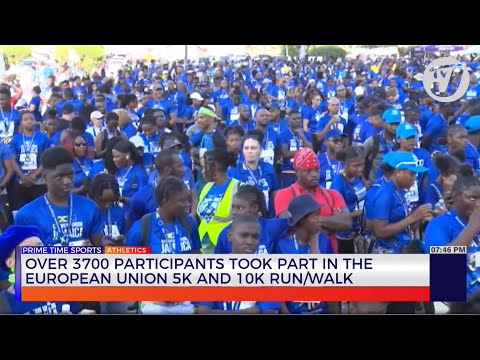 Over 3700 Participants took part in the European Union 5k and 10k Run/Walk