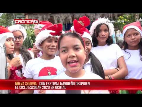 Con festival navideño despiden el ciclo escolar 2020 en Ocotal ¬¬– Nicaragua