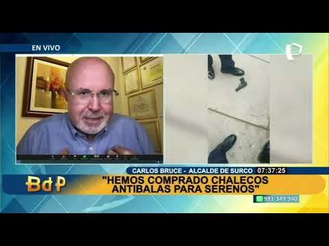 Carlos Bruce: “Los serenos tienen la facultad de hacer arrestos ciudadanos, por ley”