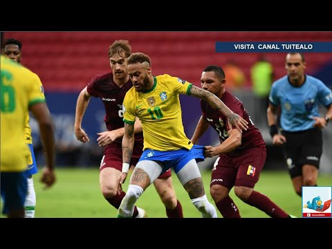 Neymar y Brasil cumplen y golean 3-0 a Venezuela en el inicio de la Copa América 2021