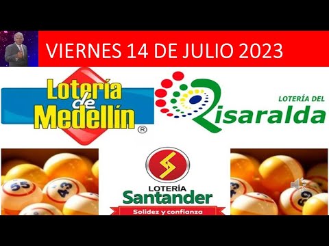 Chances y Loterías: MEDELLIN SANTANDER RISARALDA (Viernes 14 de Julio de 2023)