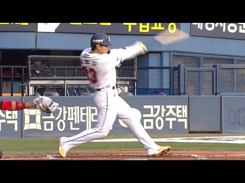 요즘 핫한 두산 강승호의  선제 투런포! | 3.30 | 2024 신한 SOL뱅크 KBO 리그 | KBO 모먼트 | 야구