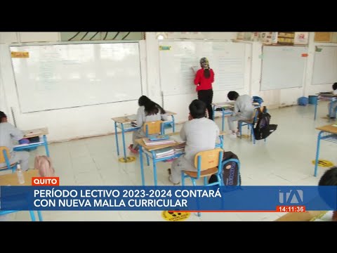 El período lectivo 2023-2024 contará con una nueva malla curricular