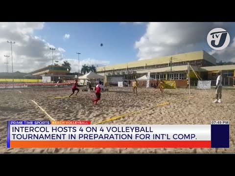 Intercol Host 4 on 4 Volleyball Tournament in Preparation for International Competition