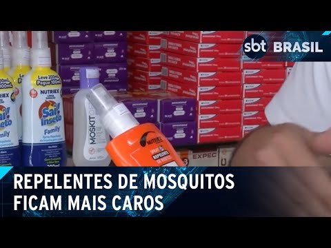Alta nos preços de repelentes de mosquitos no Brasil | SBT Brasil (16/03/24)