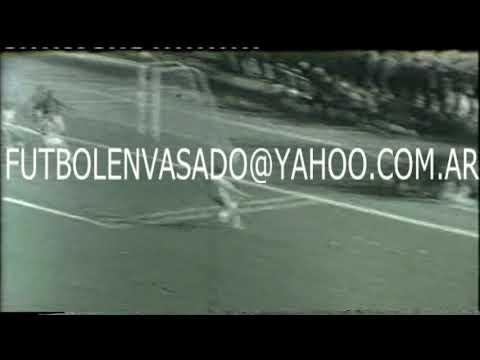 Huracán vs San Lorenzo. Campeonato Nacional 1975. Gol de Claudio Premici.