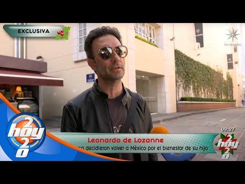 Leo de Lozanne revela las razones por las que abandonó Los Ángeles junto a su familia | Hoy